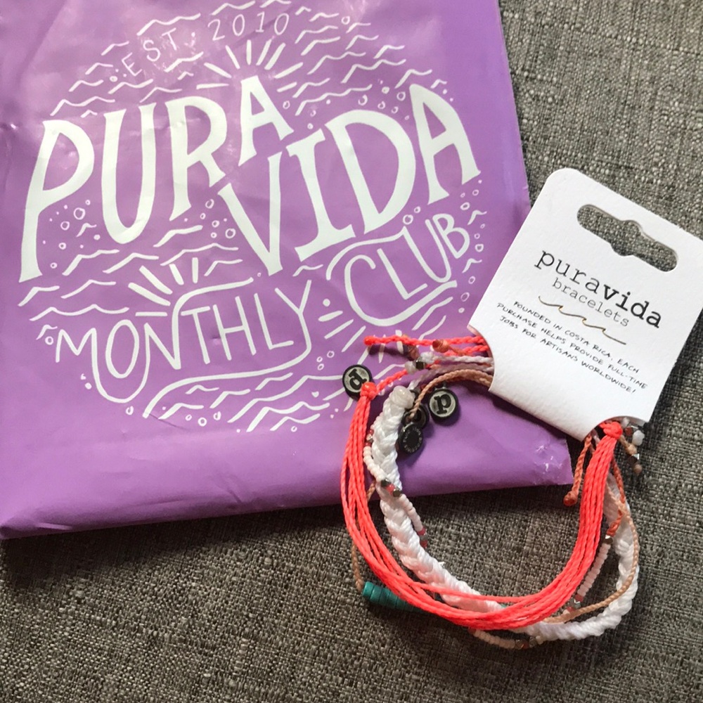 Pura Vida June Monthly Club Bracelet Pack of 4